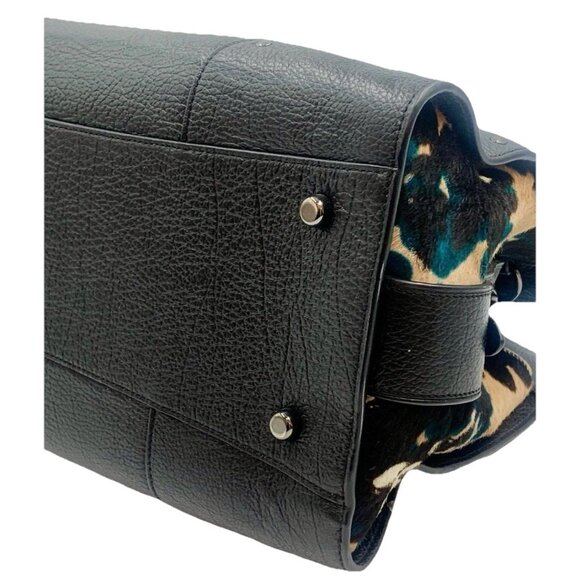 Coach Mercer Camo Print Calf Hair Grain Leather Tote Limited Edition Cheetah - Picture 5 of 9